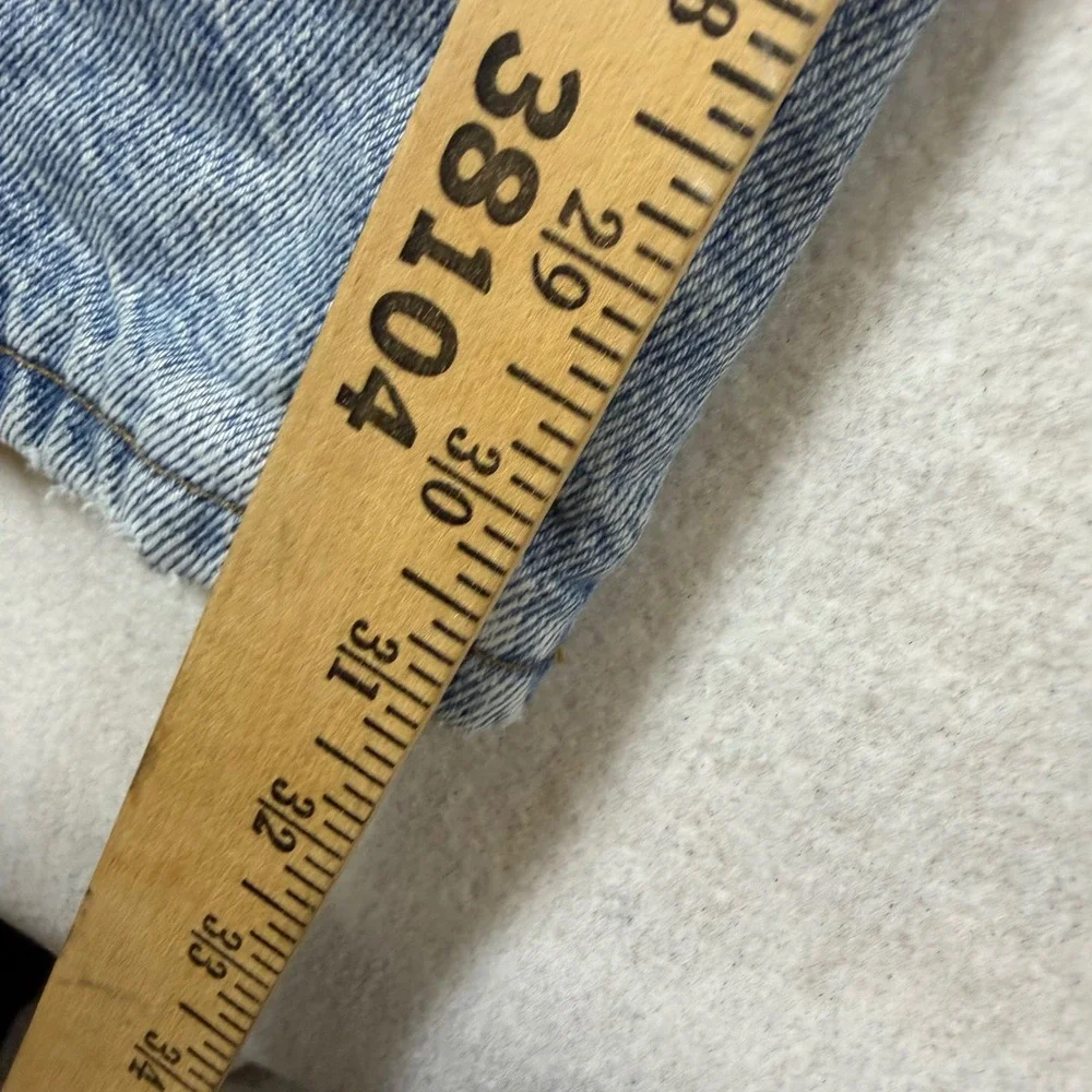 Carhartt Flannel Lined Relaxed‎ Fit Jeans Light Wash Blue Denim Mens 35x31